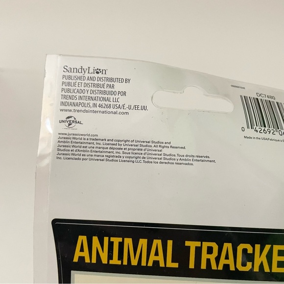 Jurassic World Animal Tracker Decal Sticker Dinosaur - Picture 10 of 13